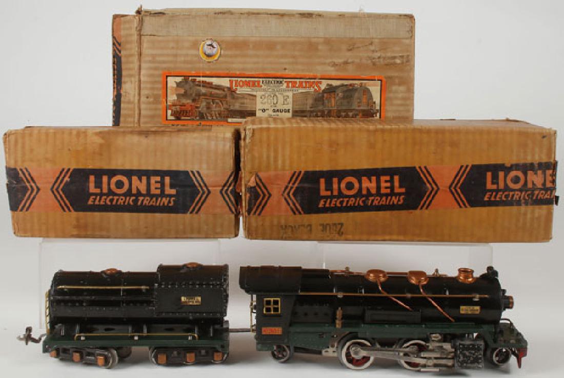 A LIONEL O GAUGE 260E ENGINE AND TENDER (1 of 1)