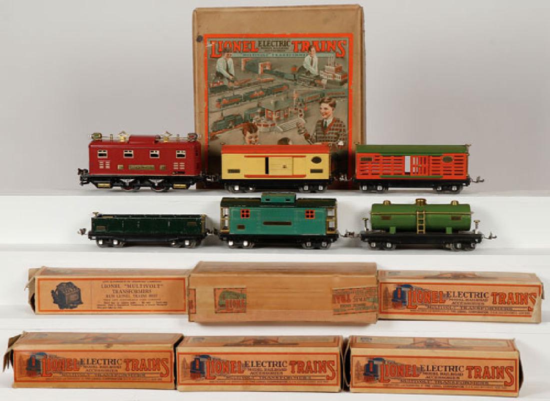 A GOOD LIONEL EARLY ELECTRIC TOY TRAIN OUTFIT (1 of 1)