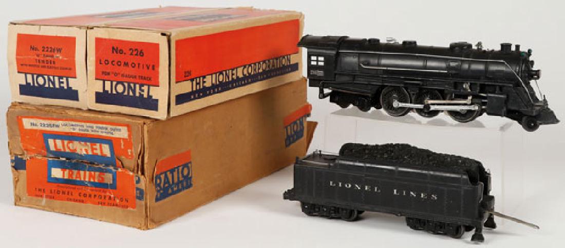 A LIONEL O GAUGE #226 STEAM LOCOMOTIVE (1 of 1)