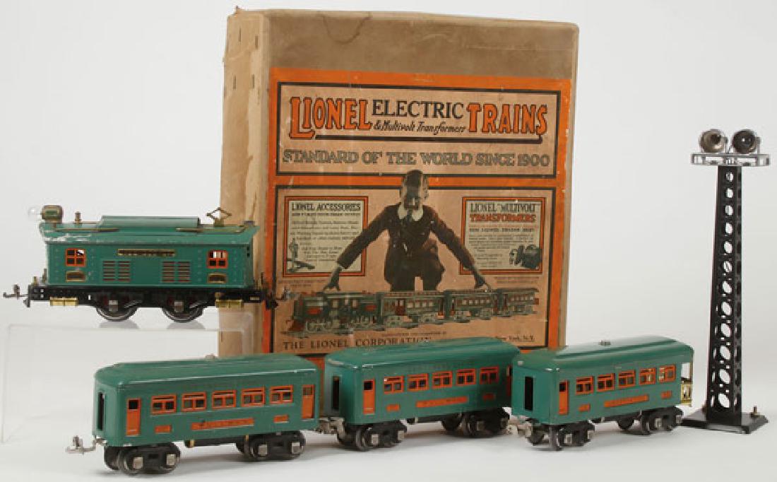 LIONEL O GAUGE #296 TOY TRAIN OUTFIT, CIRCA 1924 (1 of 1)