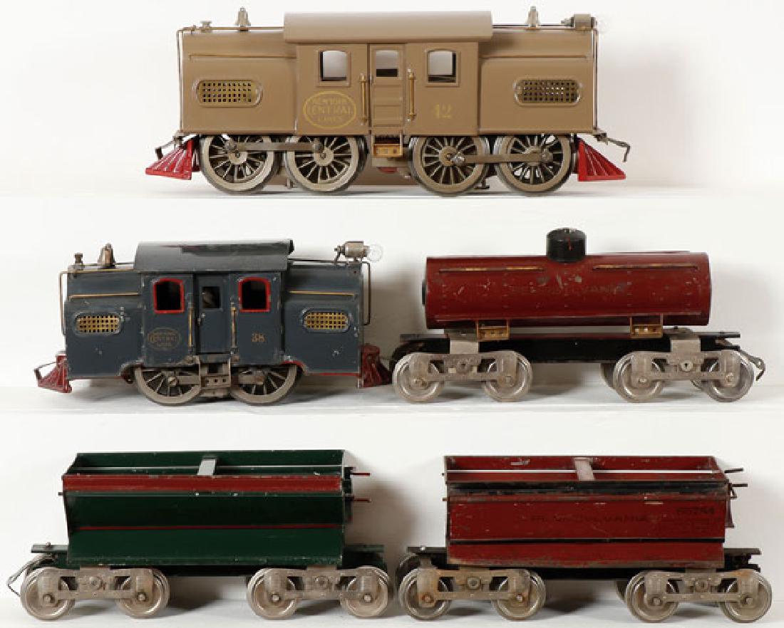 A FIVE PIECE GROUP OF EARLY LIONEL STANDARD GAUGE (1 of 1)