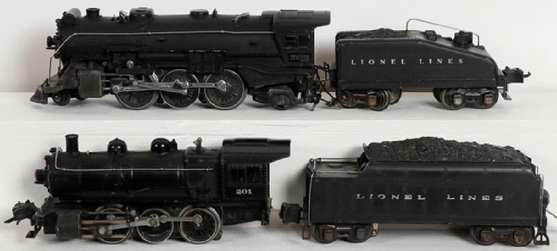 TWO LIONEL O GAUGE LOCOMOTIVES, CIRCA 1939-1940 (1 of 1)