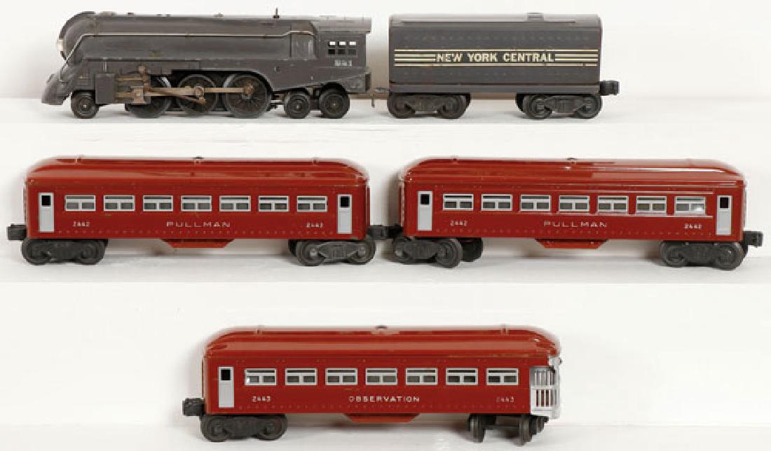 A LIONEL 027 GAUGE STEAM LOCOMOTIVE AND PASSENGER (1 of 1)