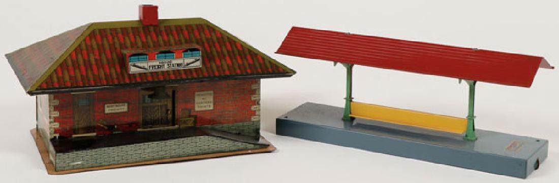 EARLY AMERICAN FLYER TIN LITHO "INBOUND FREIGHT (1 of 1)