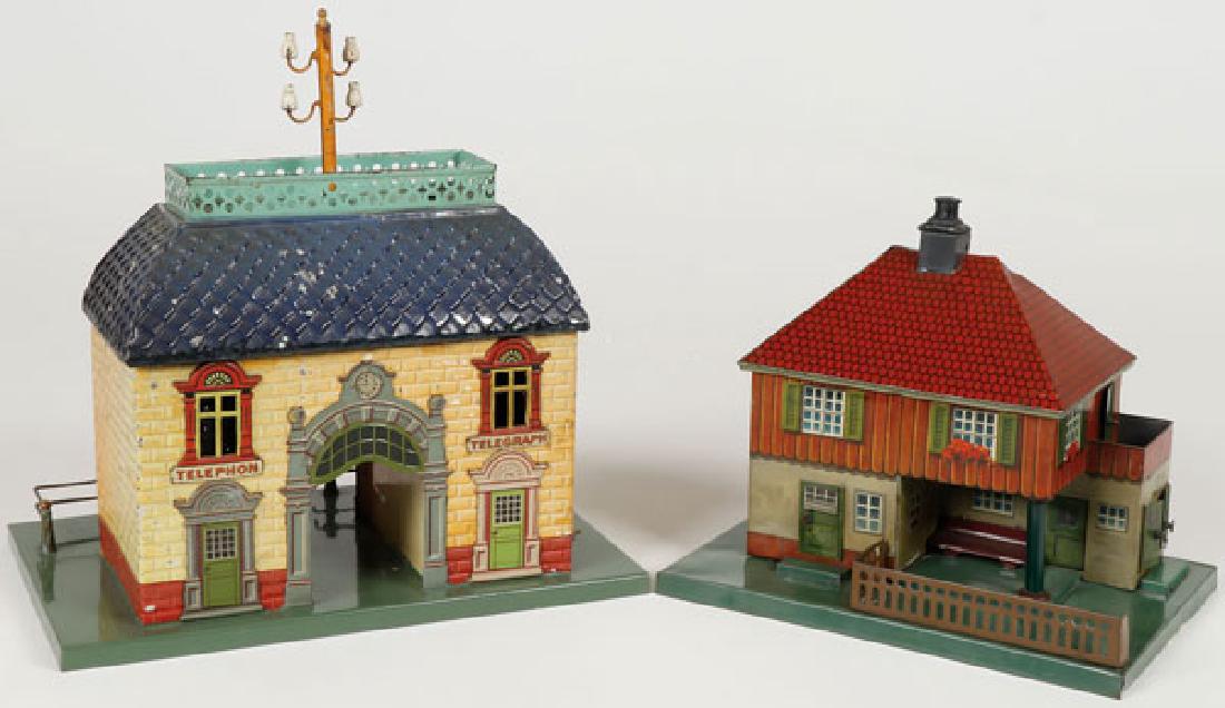 AN EARLY BING EMBOSSED AND TIN LITHO STATION (1 of 1)