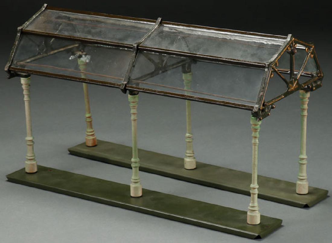 AN IVES GLASS STATION DOME, EARLY 20TH CENTURY (1 of 1)