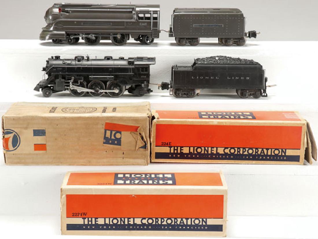 TWO LIONEL LOCOMOTIVE AND TENDERS (1 of 1)