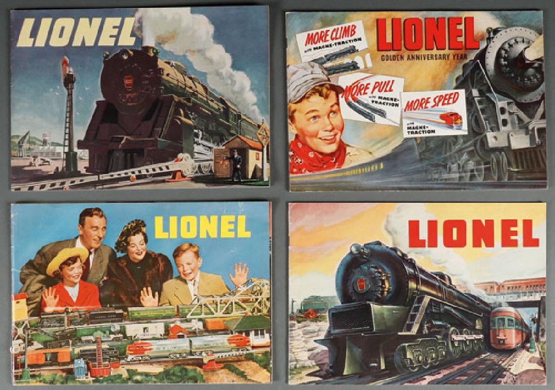 4 VINTAGE LIONEL TOY TRAIN CATALOGS (1 of 1)