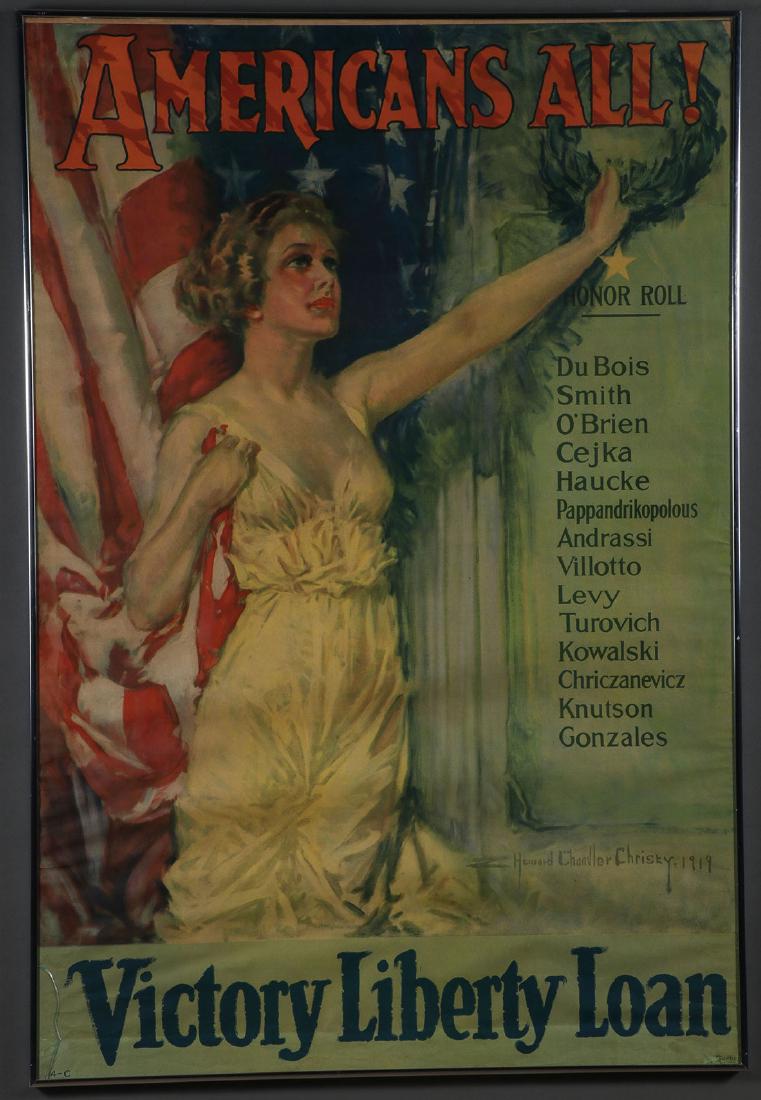 A PAIR OF ORIGINAL WWI LIBERTY LOAN POSTERS (1 of 2)