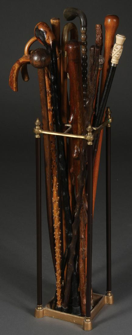 A COLLECTION OF 16 CANES, 19TH CENTURY (1 of 1)