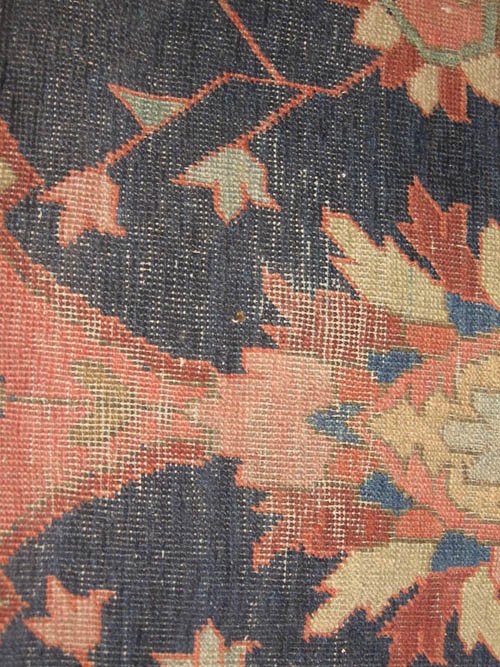 A PERSIAN SAROUK HANDMADE RUG circa 1900. 12 feet - 5