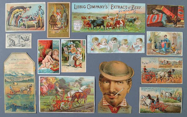 TRADE CARDS: Over 1,000 circa 19th/early 20th cen