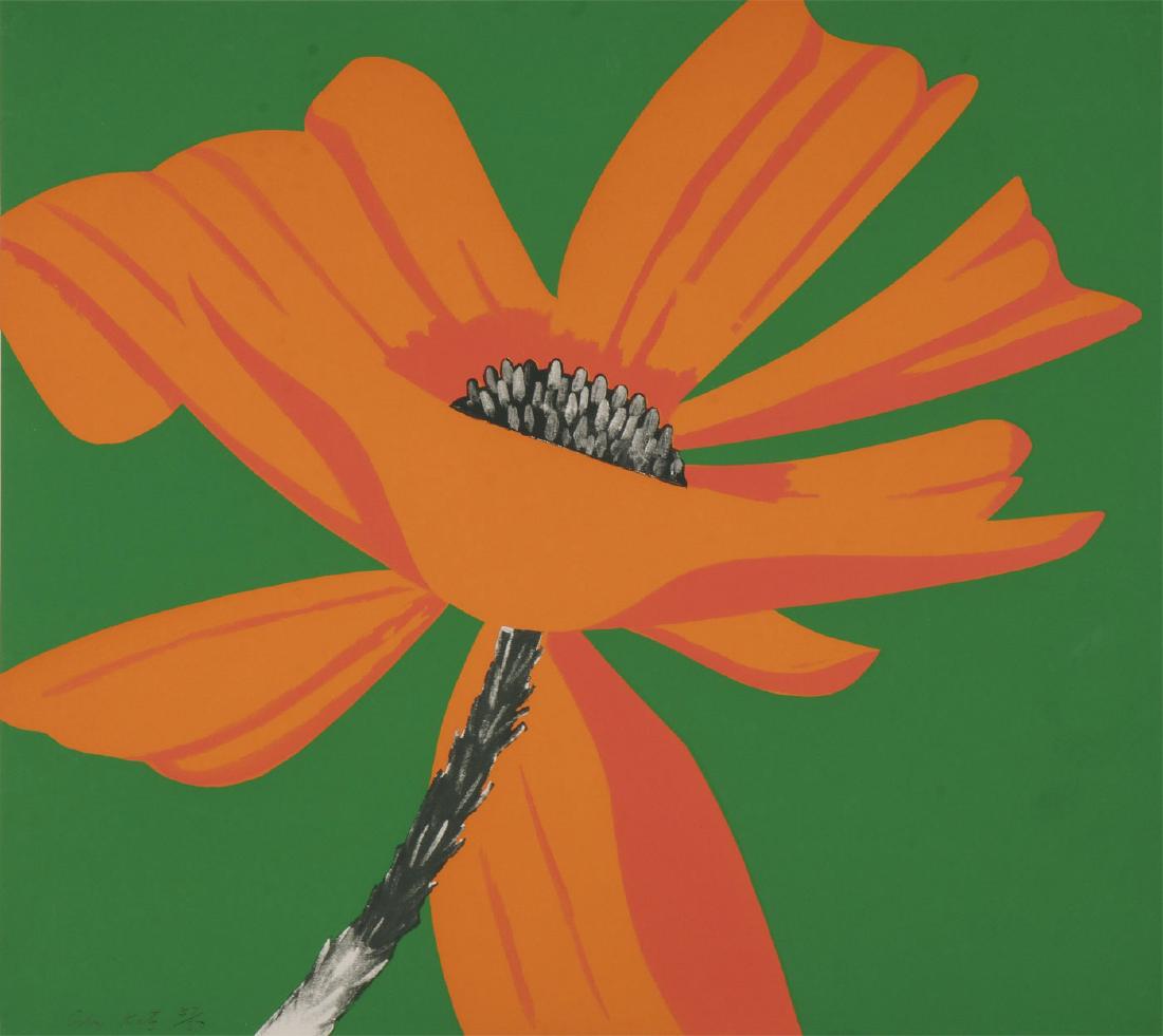 ORIGINAL SIGNED ALEX KATZ: ALEX KATZ (American B. 1927-)Poppies- 1968Color screenprintArtist signed in pencil lower right and numbered 37/5025.2 inches x 28.4 inches (64.1 x 72.1 cm)SHIPPING NOTICE: