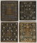 FOUR RUSSIAN ENAMELED ICONS, 19TH CENTURY