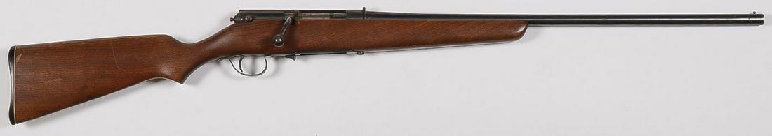 MARLIN BOLD ACTION SHOTGUN: MARLIN BOLD ACTION SHOTGUN. Comprising a Marlin model 55 .20 gauge bold action shotgun with walnut stock, missing magazine. No serial number found. SHIPPING NOTICE: Jackson's is your sole and o
