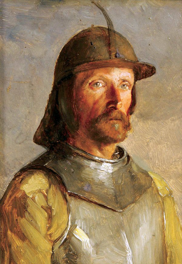 French School (19th century) Armor-Clad Soldier