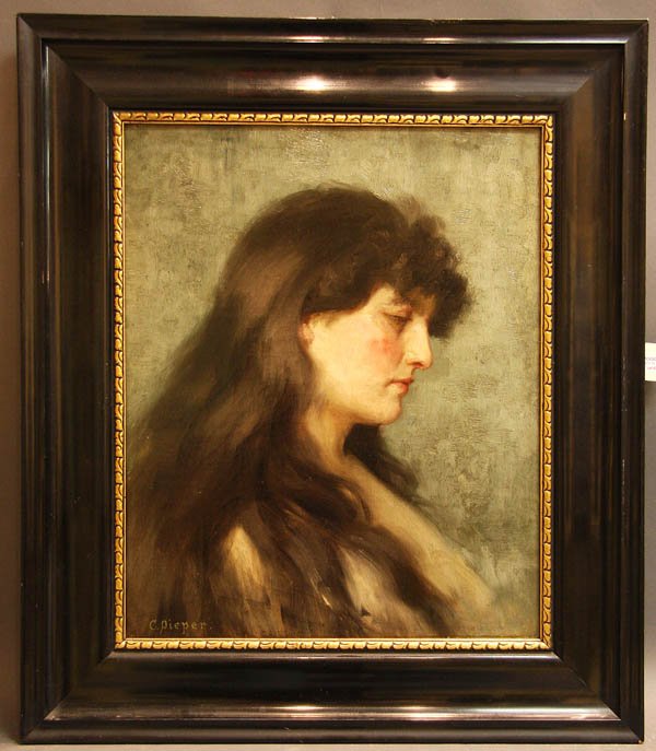 Christian Pieper (German 1843-1934) A Dark Haired - 3