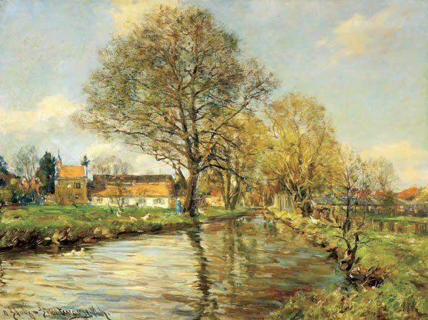 Otto Schulz-Strathmann (German 1892-1960) Spring