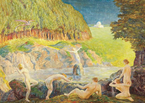 Circle of Hugo Hoppener Fidus (German 1868-1948)