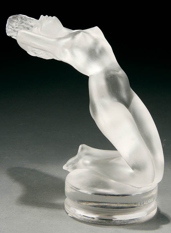 R. LALIQUE 'CHRYSIS' NUDE CAR MASCOT