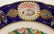 COBALT AND GOLD PORCELAIN CABINET PLATES - 5