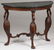 CARVED FIGURAL CONSOLE TABLE