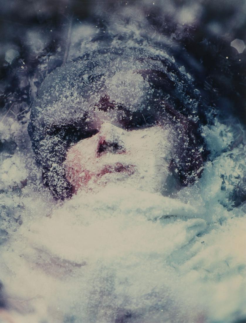 CINDY SHERMAN SIGNED PHOTO: CINDY SHERMAN (American b. 1954-) Untitled (For Chicago) - 1986 Color Photograph Signed, dated, and editioned 31/35 on verso 36.25 inches x 27.75 inches (92 x 70.5 cm) Provenance: