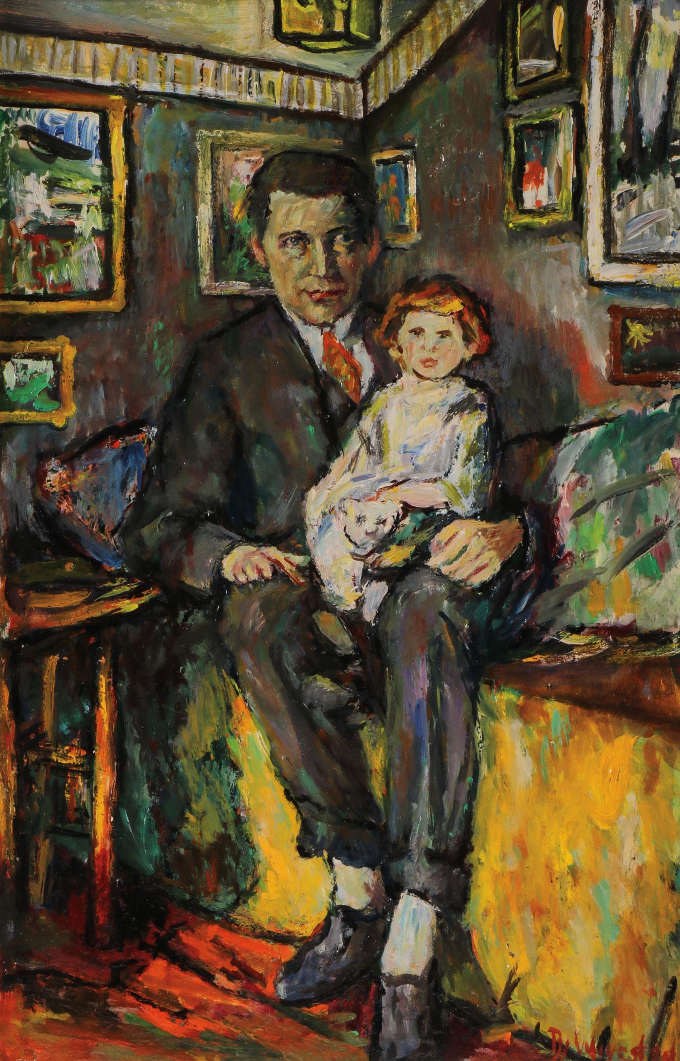 MODERNIST INTERIOR SCENE C. 1950 (1 of 3)