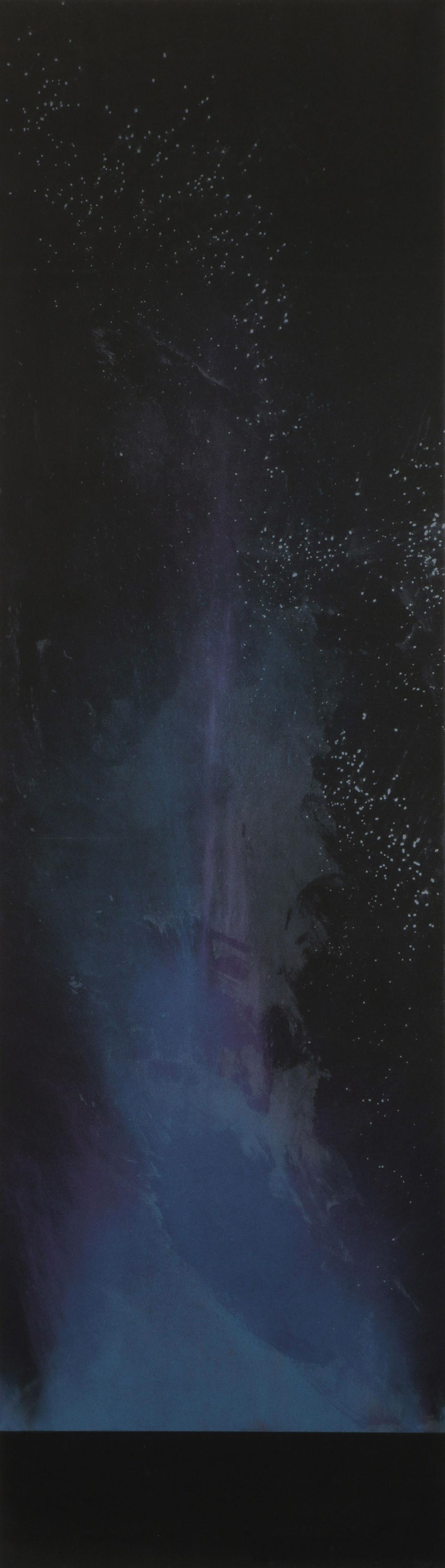 TWO LITA ALBUQUERQUE SIGNED WORKS: LITA ALBUQUERQUE (American b. 1946 - ) Night Time Signature #17, Night Time Signature #16 (a pair of prints) - 1988 Lithograph, monotint Both pencil signed and dated lower right and numbered lower lef
