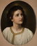 567: A LARGE KPM HAND PAINTED PORCELAIN PLAQUE of the