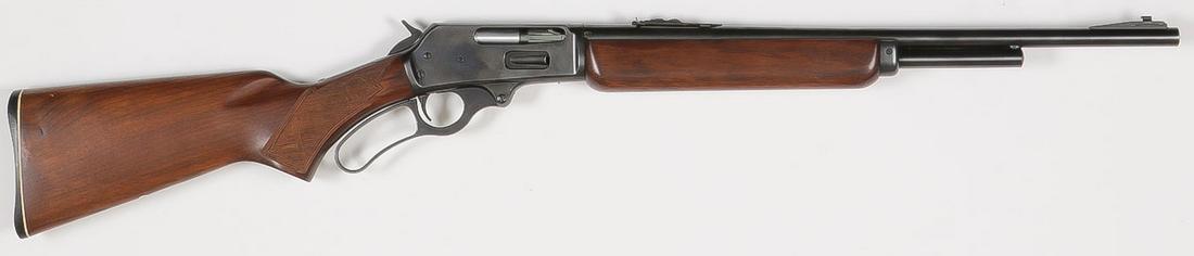 MARLIN MODEL 336 RIFLE: MARLIN MODEL 336 RIFLE. Comprising the Marlin model 336 lever action rifle in .32 special cal, with 20-inch barrel. Tight action, used. SN J21064. FFL REQUIRED FOR PURCHASE. SHIPPING NOTICE: Jackson's