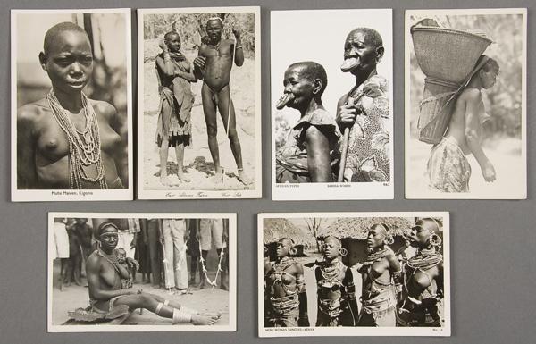 AFRICAN REAL PHOTO POSTCARDS: 30 AFRICAN REAL PHOTO POSTCARDS early to mid 20th century. Various photographers and studios depicting mostly nude women of various tribes and African cultures. All postally unused. Excellent to near 