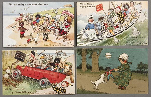 BLACK MEMORABILIA: GOLLIWOG POSTCARD