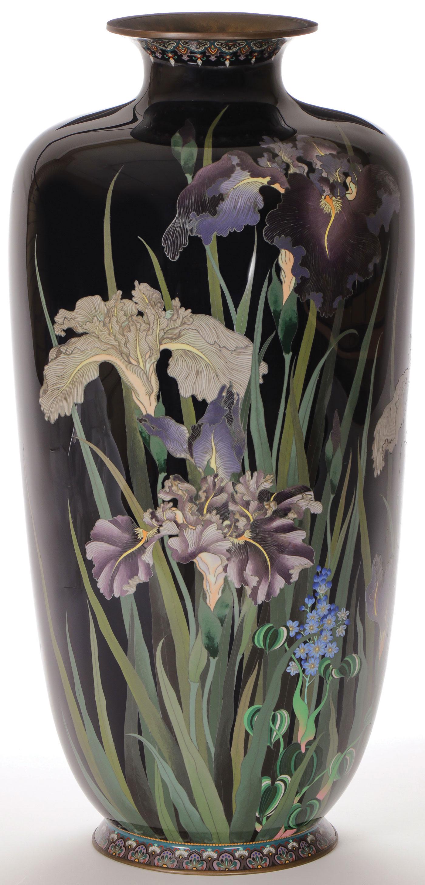 LARGE & IMPORTANT JAPANESE CLOISONNÉ VASE, MEIJI (1 of 7)