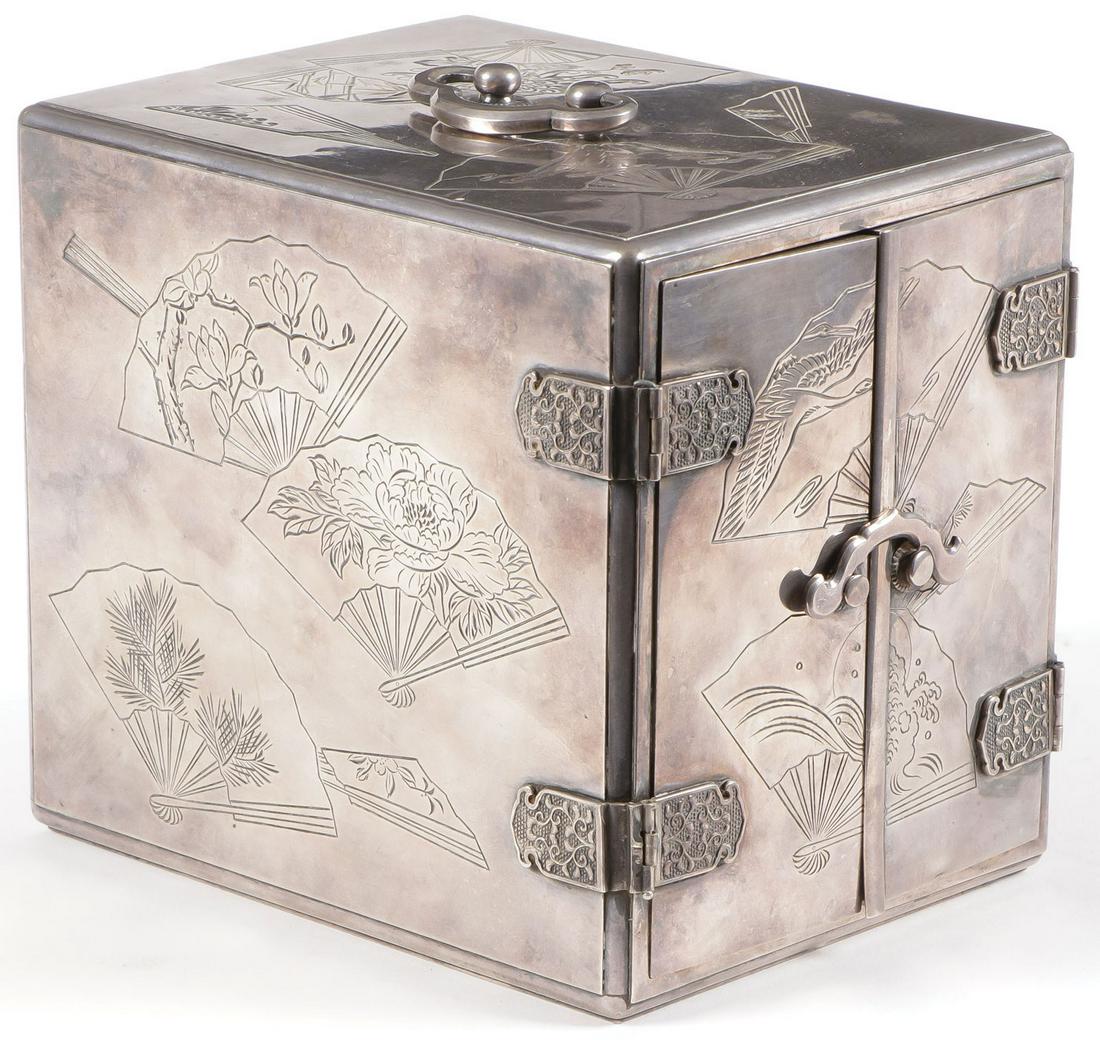 JAPANESE SILVER KODANSU, MEIJI (1 of 6)