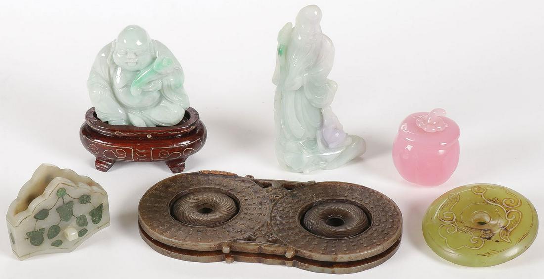 CARVED JADE GROUPING (1 of 9)