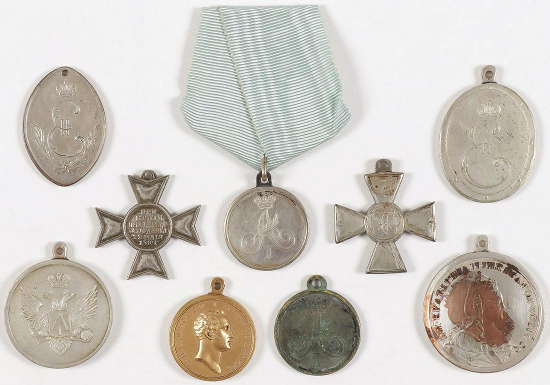 IMPERIAL RUSSIAN BRONZE MEDALS & MORE C. 1880-190 (1 of 2)
