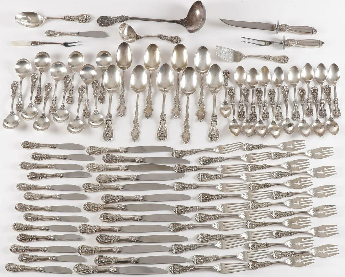 REED & BARTON FRANCIS I STERLING FLATWARE SET (1 of 1)