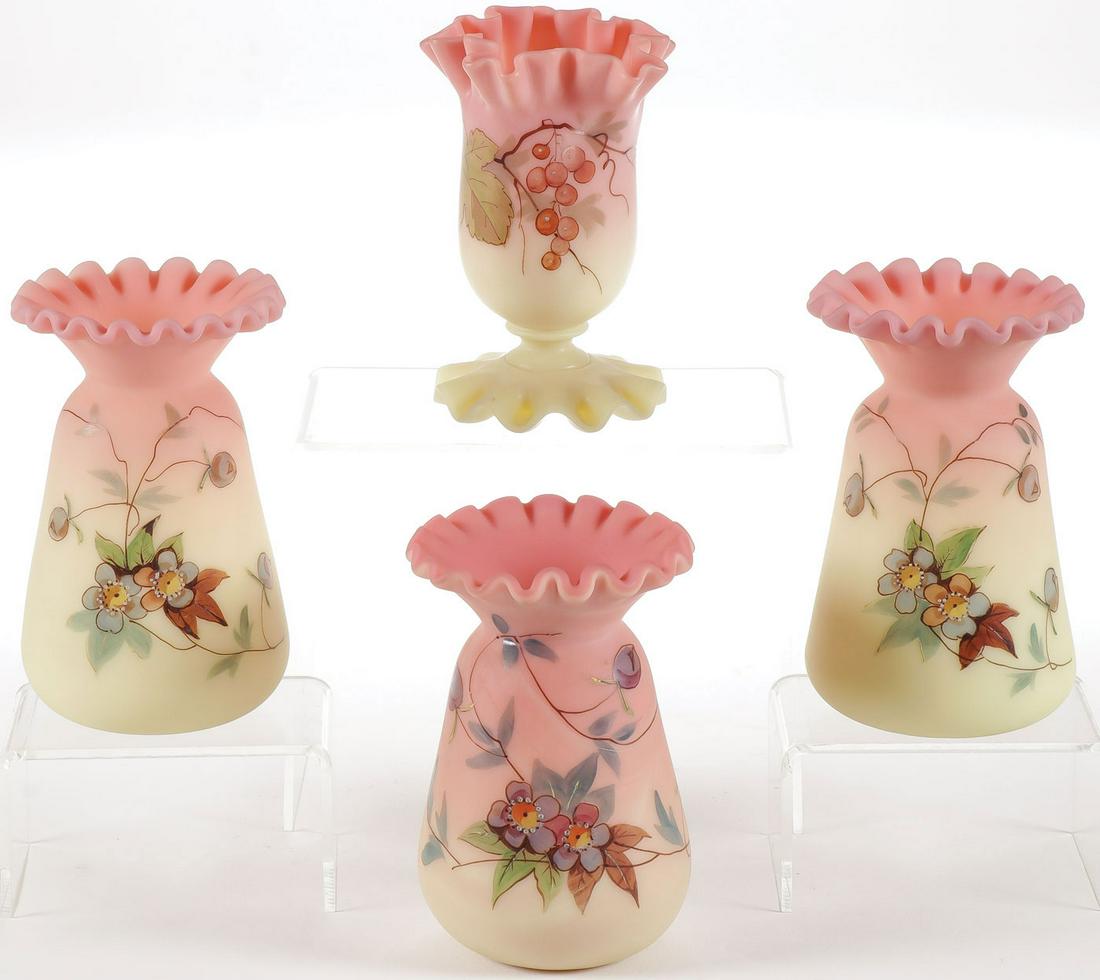 FOUR WEBB BURMESE VASES (1 of 2)