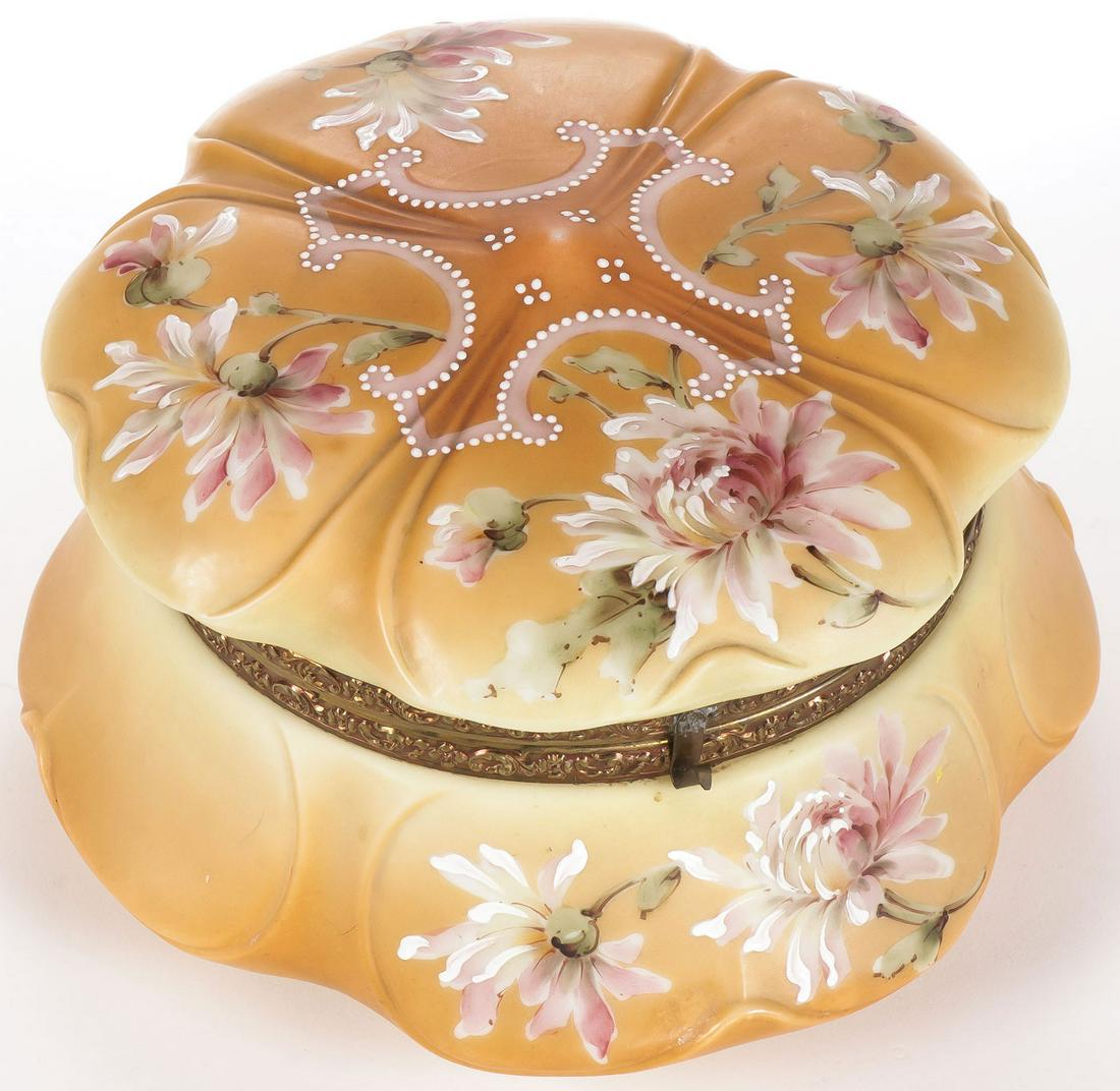 C. F. MONROE NAKARA GLASS DRESSER BOX (1 of 3)