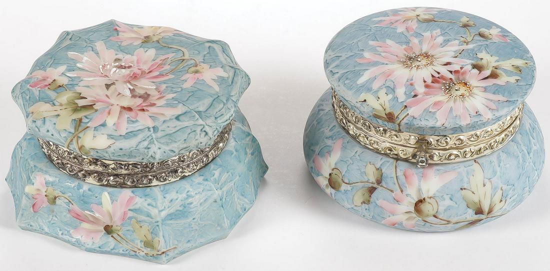 TWO C. F. MONROE KELVA DRESSER BOXES (1 of 3)