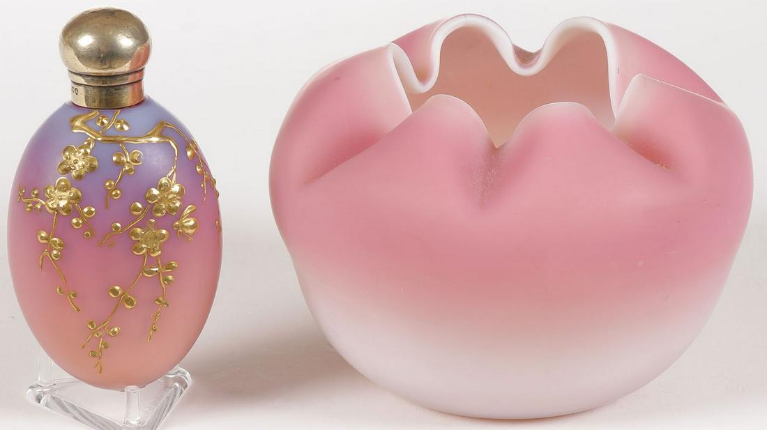 PEACHBLOW PERFUME AND VASE (1 of 2)