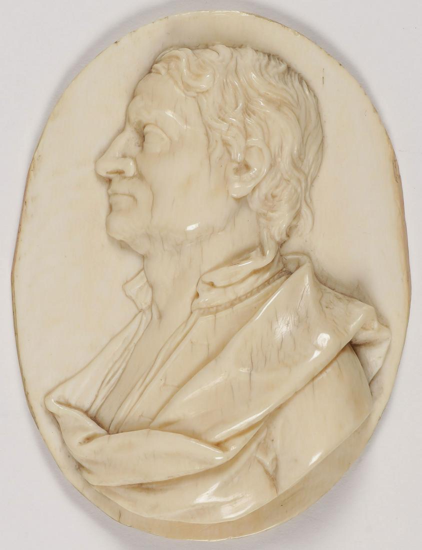 CARVED PLAQUE, GERMAN 18TH C (1 of 2)