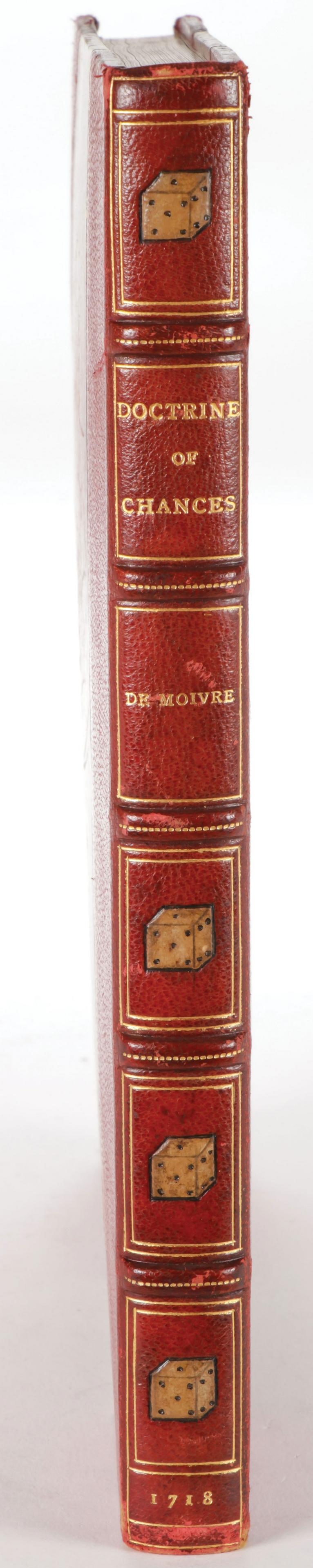 RARE BOOK, DOCTRINE OF CHANCES, 1ST EDITION, 1718 (1 of 4)