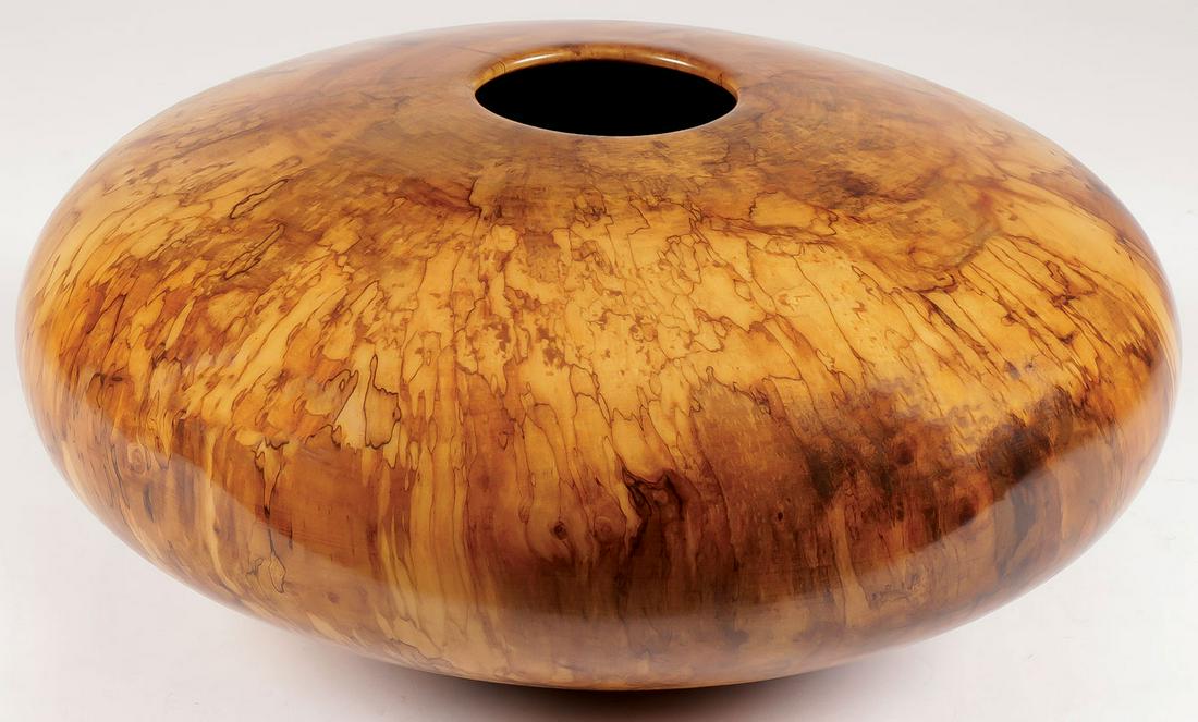 MASSIVE PHILIP MOULTHROP TURNED WOOD VESSEL (1 of 5)