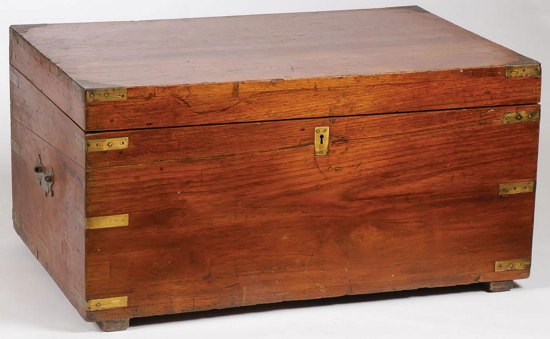 WOODEN CAMPAIGN CHEST (1 of 1)