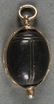 1027: 19TH C. GOLD SCARAB FORM PENDANT - 2