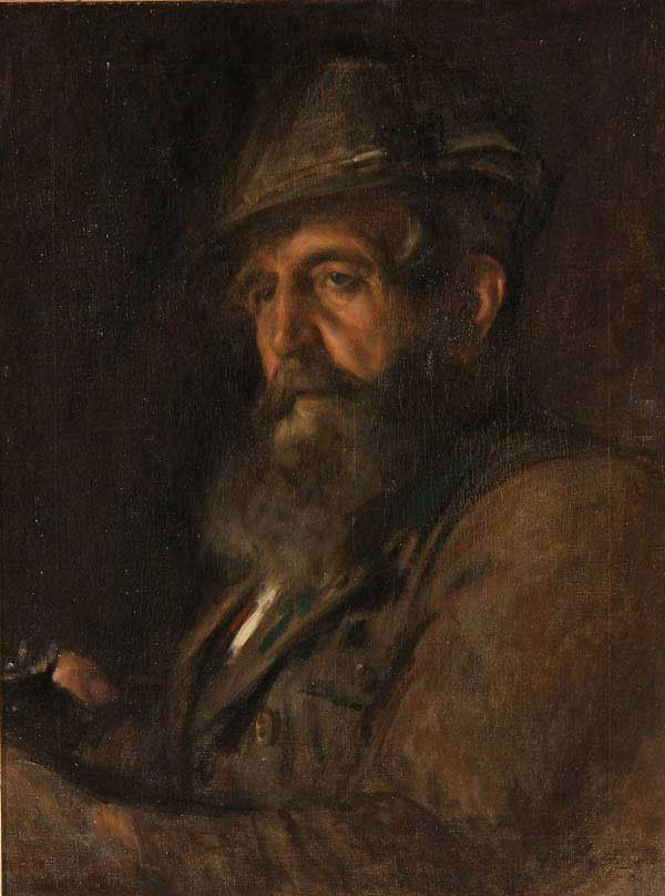 OIL PAINTING, GERMAN SCHOOL: GERMAN SCHOOL (circa 19th/20th century) Portrait of a Tyrolean Man Oil on canvas Indistinguishably signed lower right 23.75 inches x 18 inches (60 x 45.5 cm)