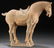550: CHINESE TERRACOTTA HORSE, TANG DYNASTY, C. 700 AD