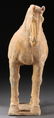 550: CHINESE TERRACOTTA HORSE, TANG DYNASTY, C. 700 AD - 3